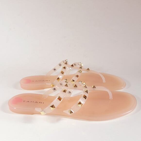 Tahari Sandals Womens Size 8.5 Pink Blush Lila Slide On Summer​​ - Picture 8 of 11